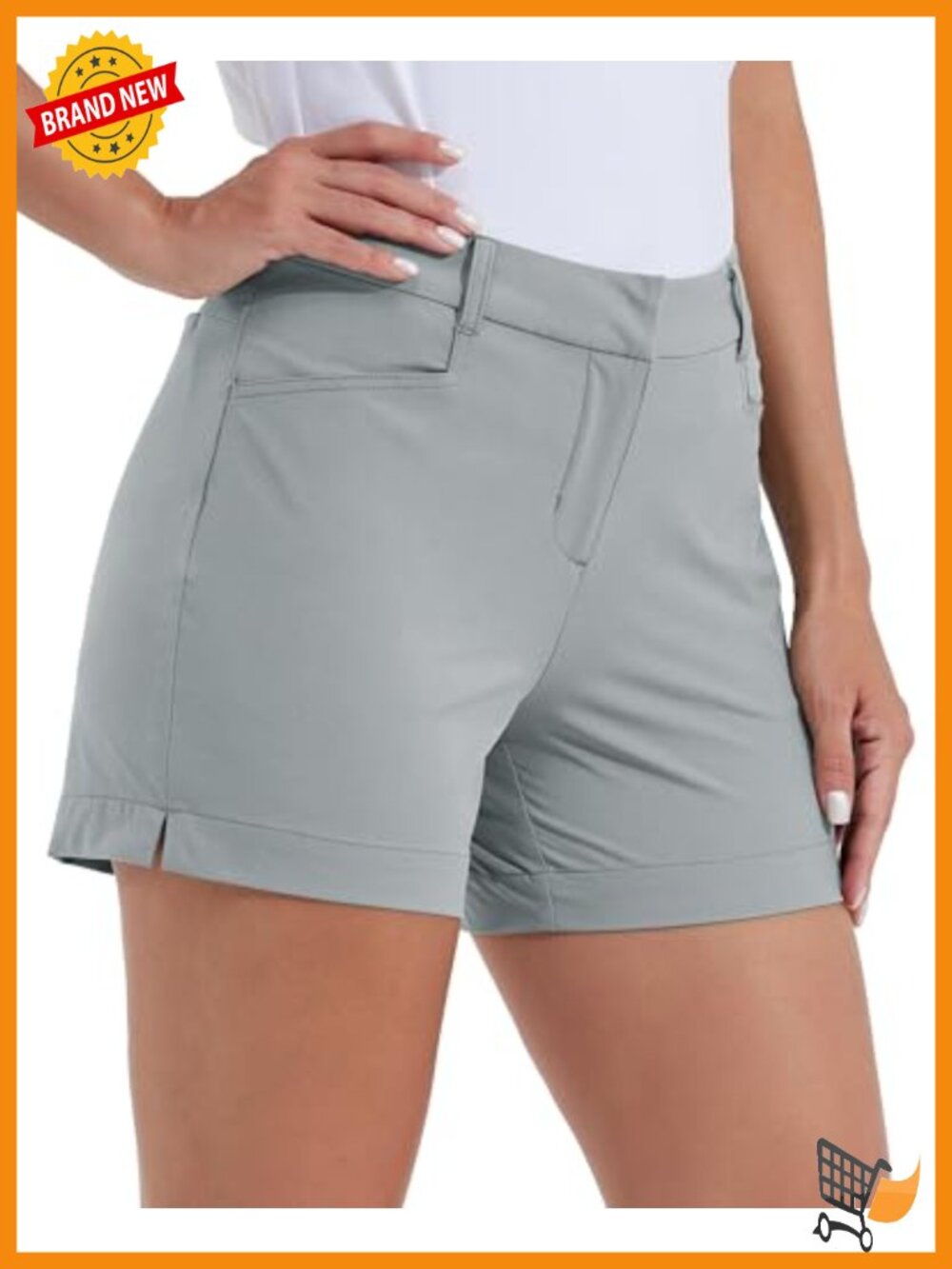 Women's Quick Dry Golf Shorts with Pockets UPF 50+